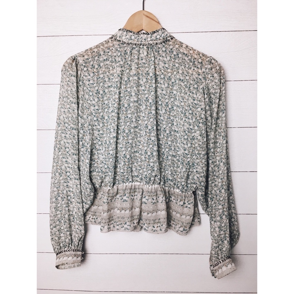Free People | If I Had You Floral Beaded Blouse - Picture 8 of 8